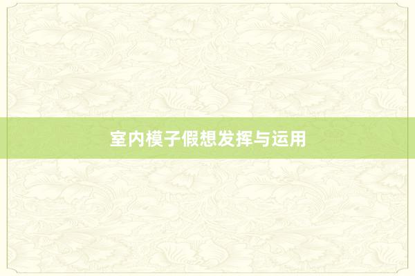 室内模子假想发挥与运用