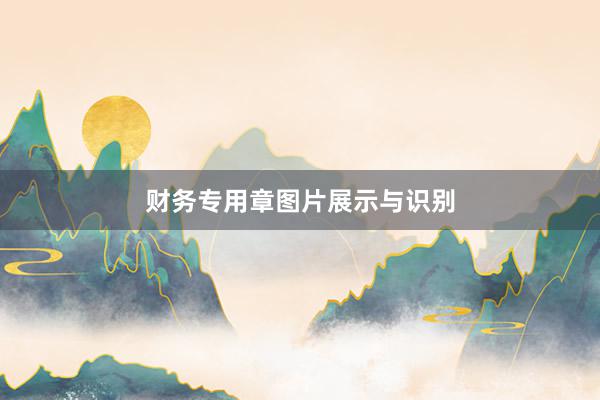 财务专用章图片展示与识别